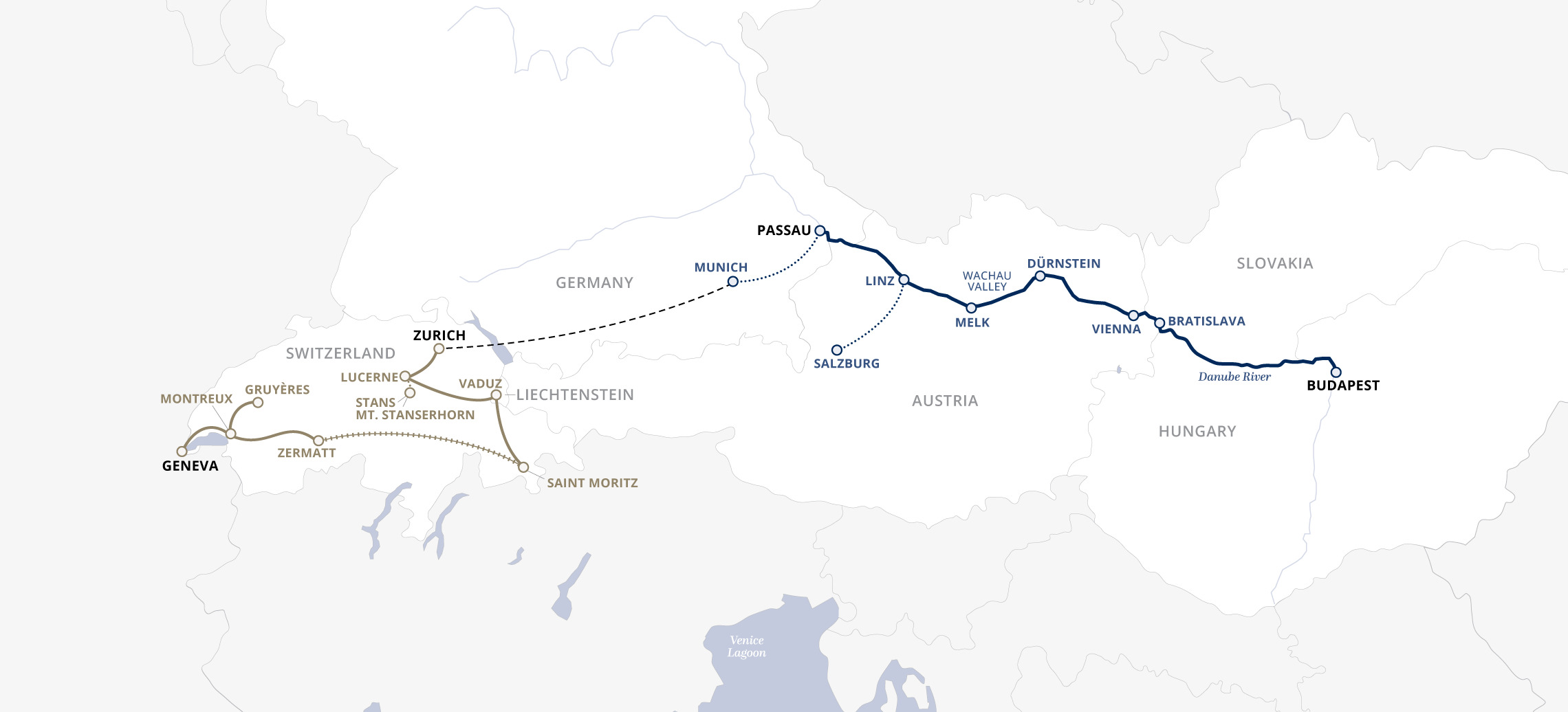 17 Day Uniworld River Cruise from Geneva to Budapest 2027 - 