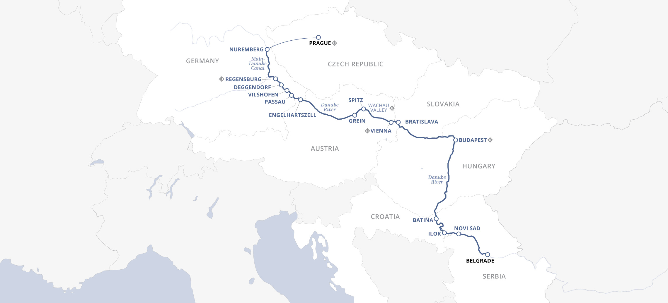 17 Day Uniworld River Cruise from Prague to Belgrade 2027 - 