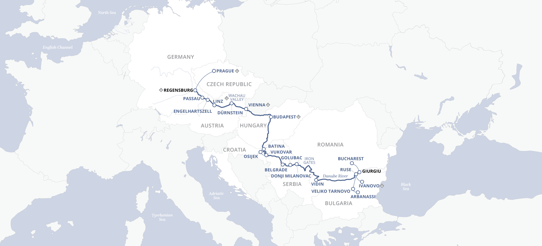 19 Day Uniworld River Cruise from Bucharest to Prague 2026 - 