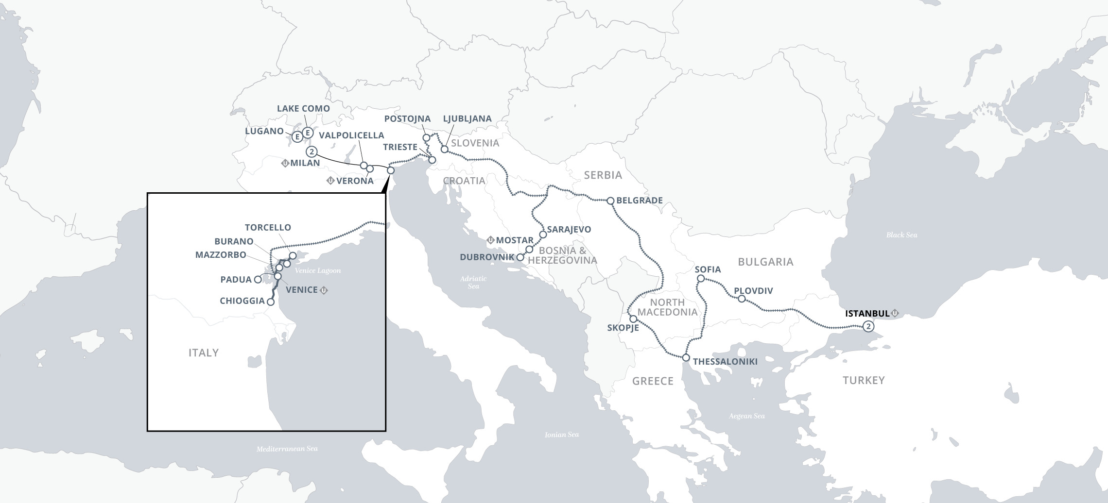 <span>19 Day Uniworld River Cruise from Milan to Istanbul 2024</span>