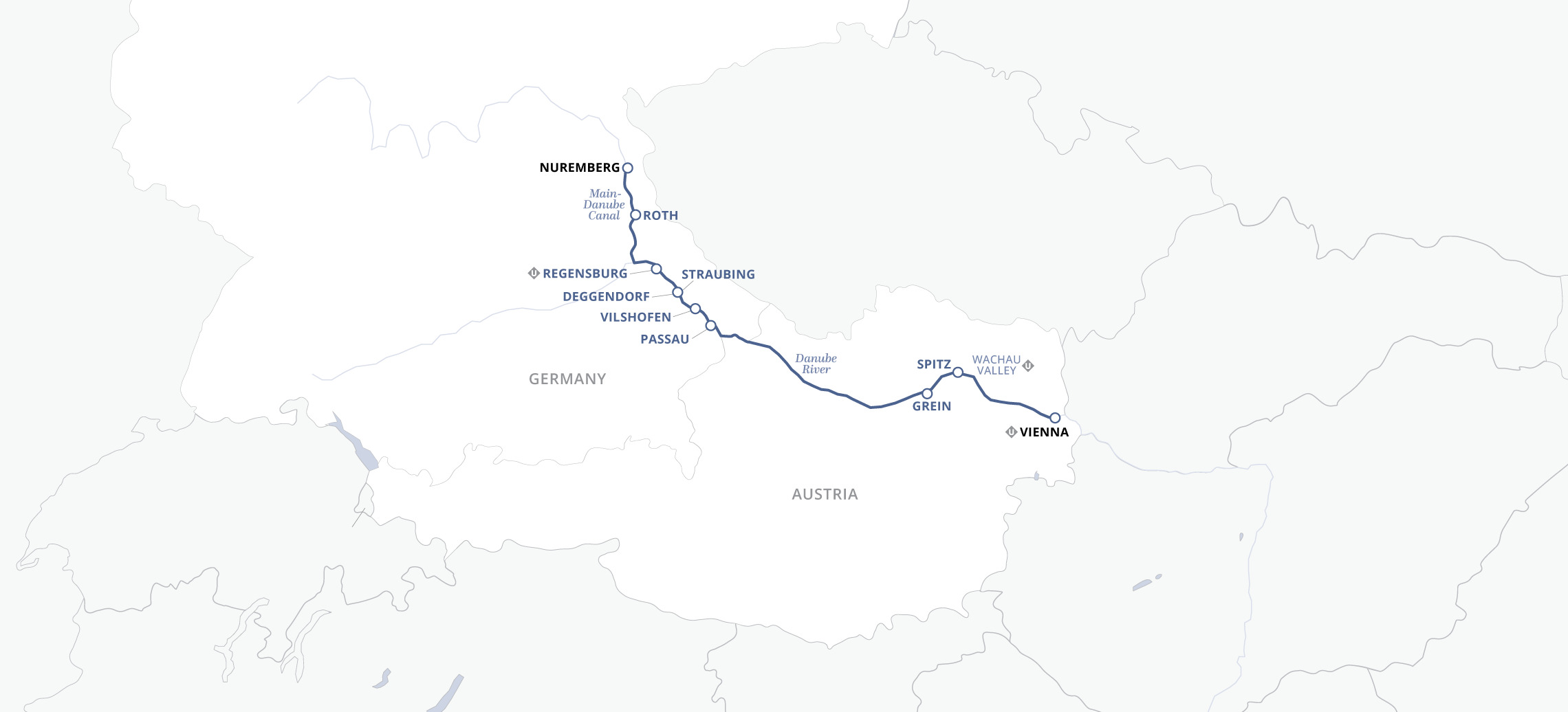 8 Day Uniworld River Cruise from Nuremberg to Vienna 2027 - 