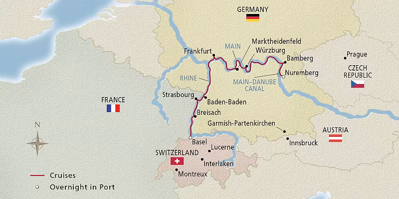 11 Day Viking River Cruise from Nuremberg to Basel 2027 - 