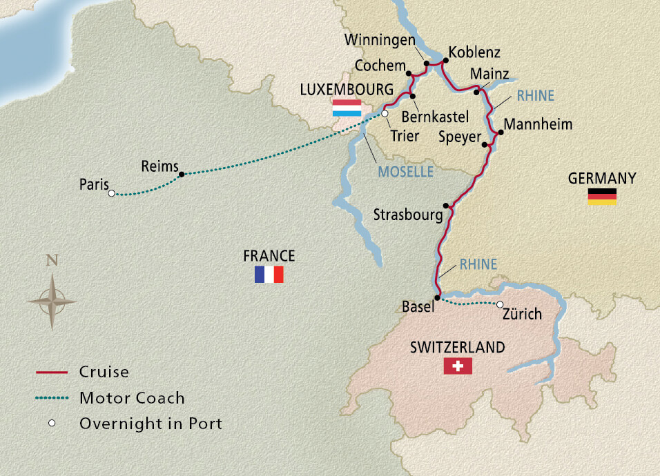 <span>12 Day Viking River Cruise from Paris to Zurich 2024</span>