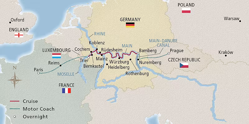 12 Day Viking River Cruise from Prague to Paris 2027 - 