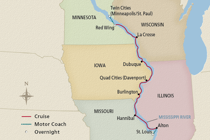 <span>12 Day Viking River Cruise from Twin Cities to St. Louis 2024</span>