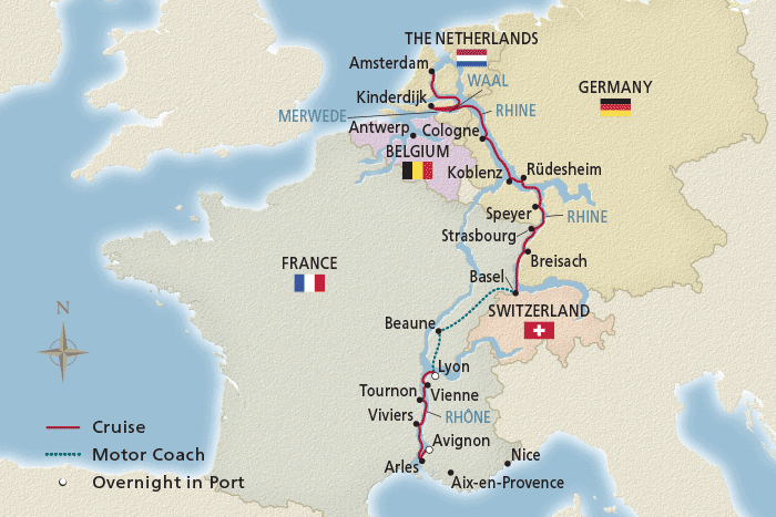 15 Day Viking River Cruise from Amsterdam to Avignon 2028 - 