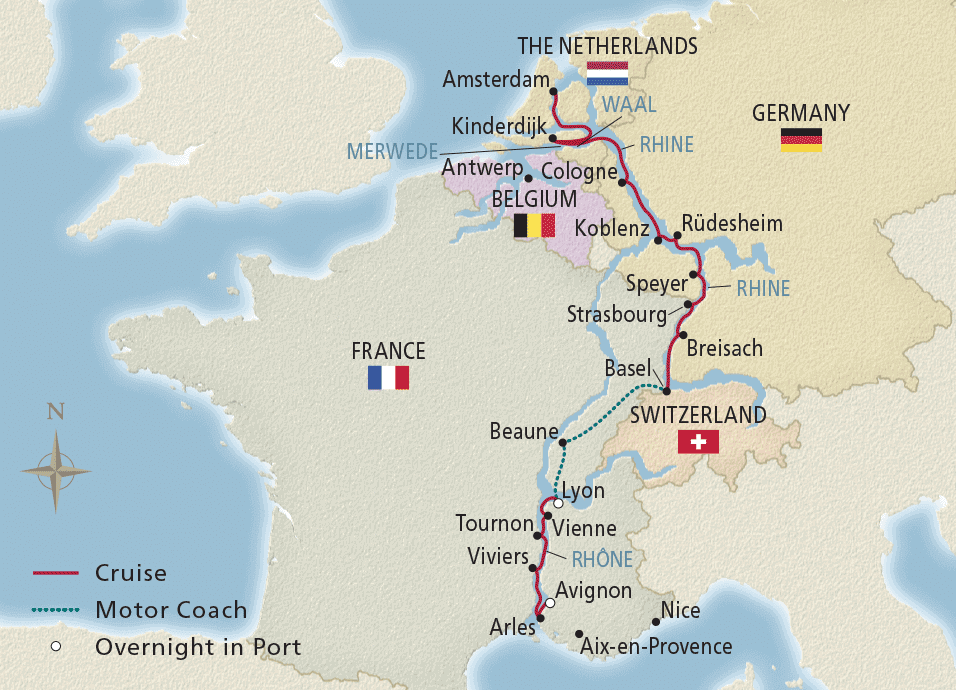 <span>15 Day Viking River Cruise from Amsterdam to Avignon 2024</span>