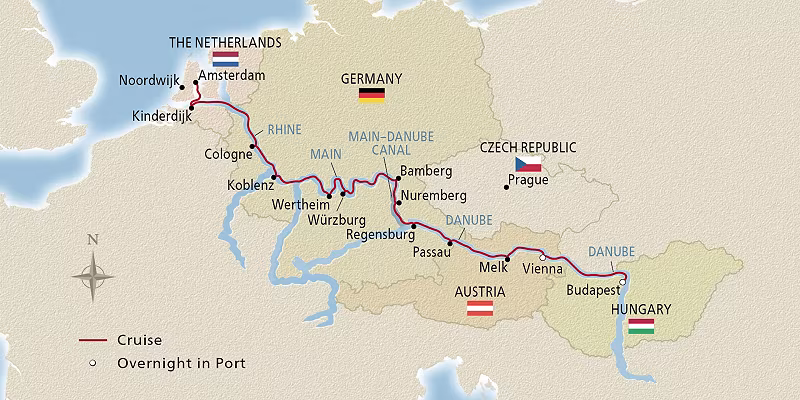 15 Day Viking River Cruise from Budapest to Amsterdam 2028 - 