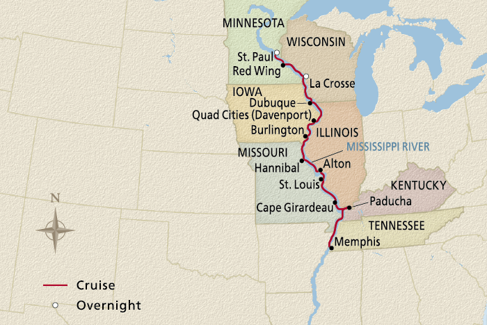 <span>15 Day Viking River Cruise from Memphis to St. Paul 2024</span>