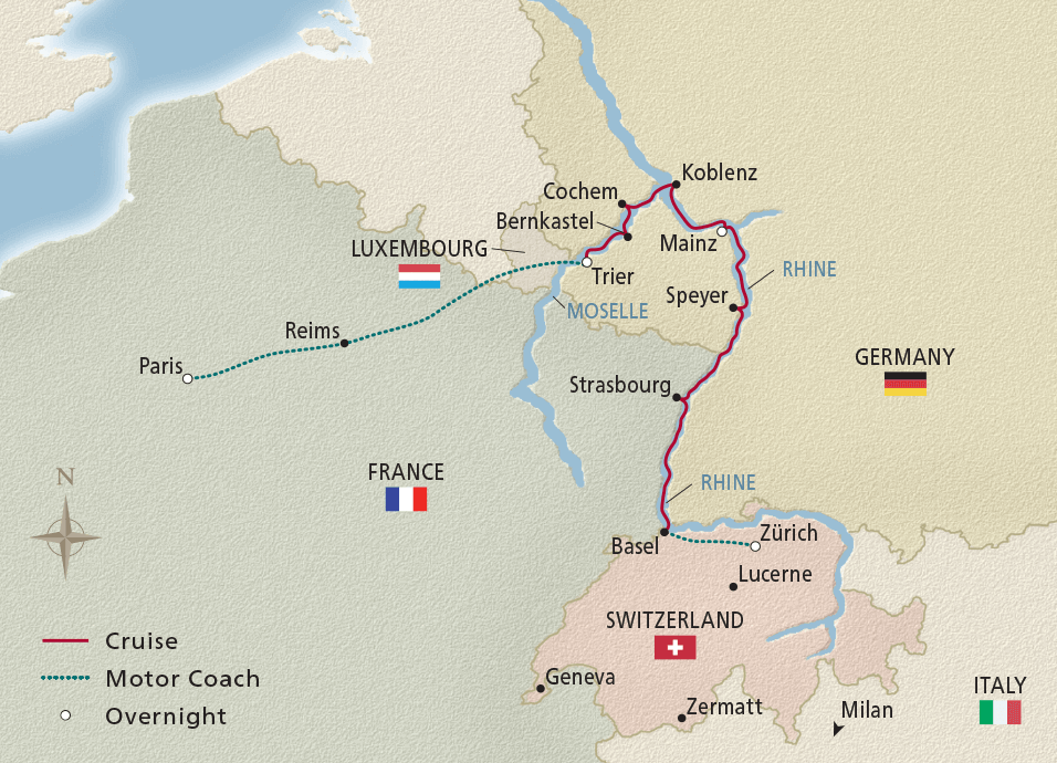 <span>15 Day Viking River Cruise from Paris to Zurich 2025</span>
