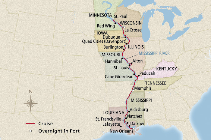 <span>22 Day Viking River Cruise from New Orleans to St. Paul 2024</span>