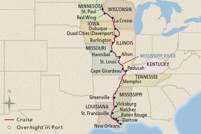 22 Day Viking River Cruise from New Orleans to St. Paul 2026 - 