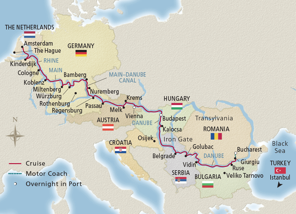 <span>23 Day Viking River Cruise from Amsterdam to Bucharest 2024</span>
