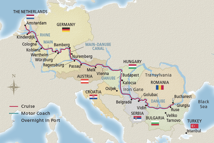 23 Day Viking River Cruise from Bucharest to Amsterdam 2028 - 
