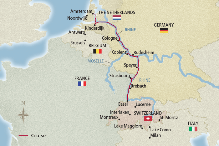 8 Day Viking River Cruise from Amsterdam to Basel 2028 - 