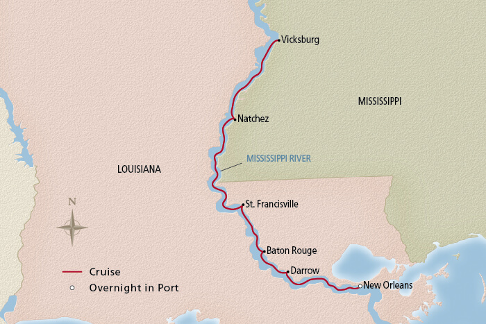 <span>8 Day Viking River Cruise from New Orleans to New Orleans 2024</span>