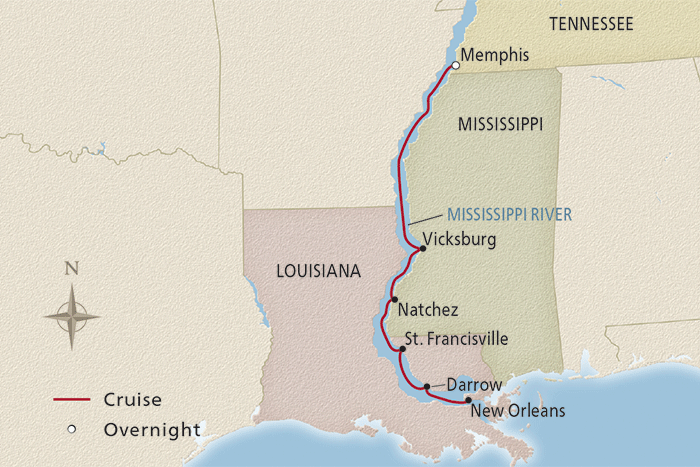 <span>8 Day Viking River Cruise from New Orleans to Memphis 2024</span>