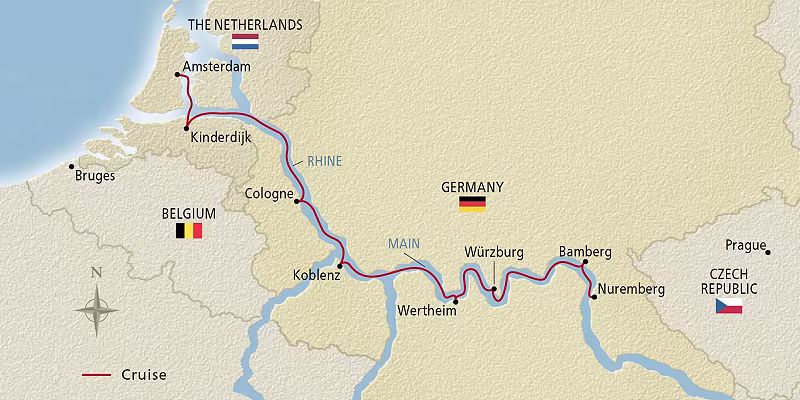 8 Day Viking River Cruise from Nuremberg to Amsterdam 2026 - 