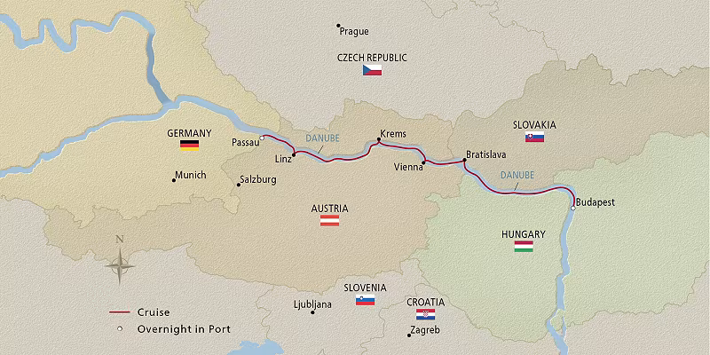 8 Day Viking River Cruise from Passau to Budapest 2027 - 