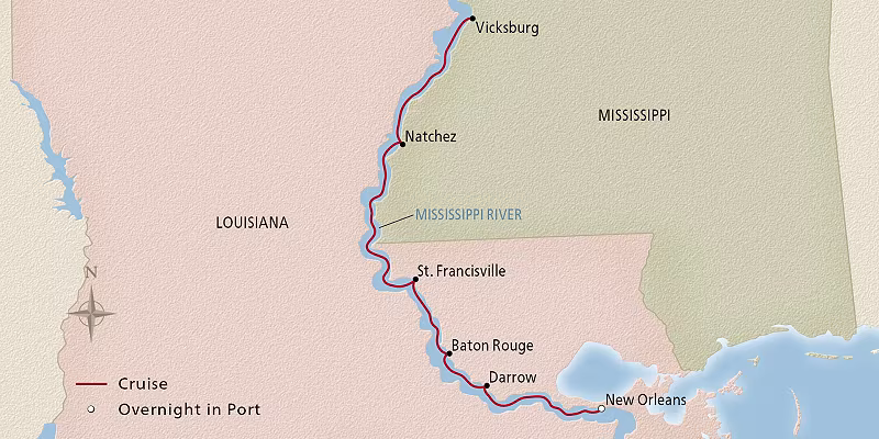 8 Day Viking River Cruise from Roundtrip New Orleans 2027 - 